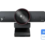 Zoom-Certified 4K Wide Angle Webcam w/ AI Enhanced Lighting, Auto Framing, Presenter Tracking and Gesture Control